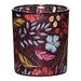 Mars & More Theelichthouder Sandy bloemen roze groot 18cm