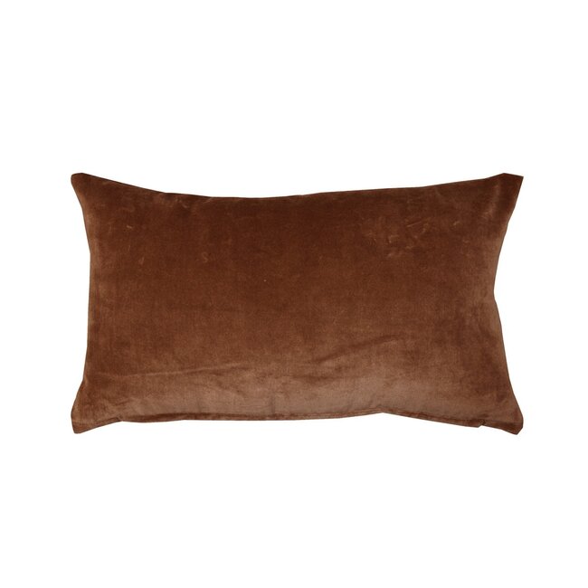 Linen & More Giraffe Foil kussen roodbruin 30x50cm