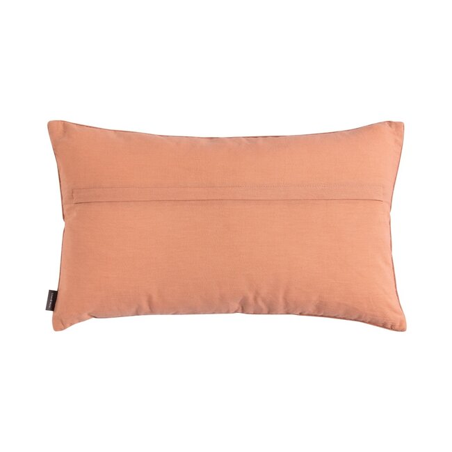 Linen & More Ethnic Embroidery kussen oranje 30x50cm