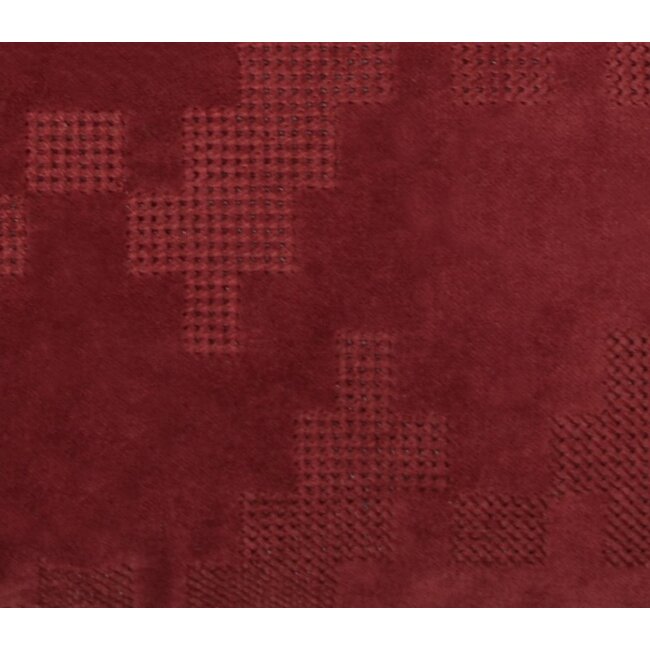 Linen & More Twisted Brooklyn kussen bordeaux 30x50cm