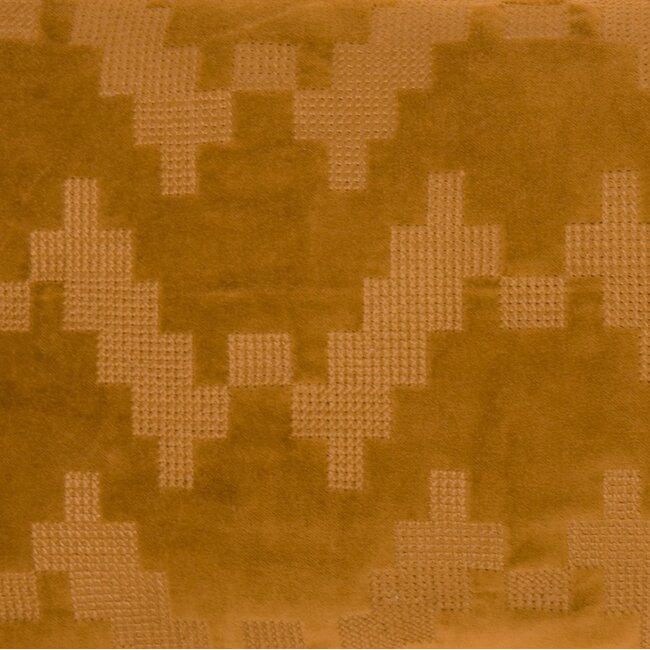 Linen & More Twisted Brooklyn kussen geel 30x50cm