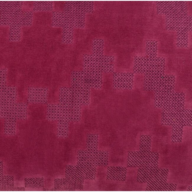 Linen & More Twisted Brooklyn kussen magenta 30x50cm