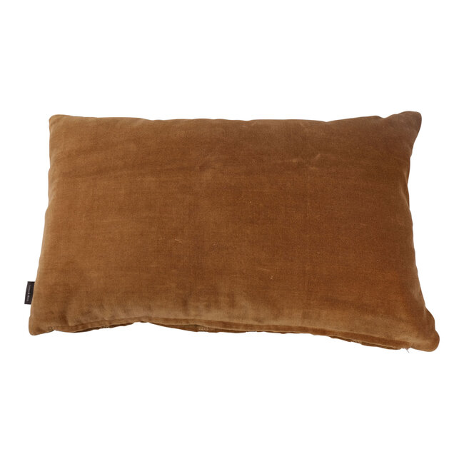 Linen & More Twisted Brooklyn kussen bruin 30x50cm