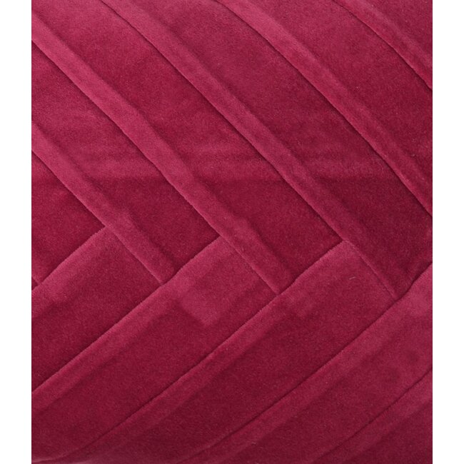 Linen & More New Folded kussen magenta 30x50cm