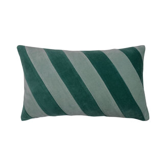 Linen & More Lana kussen groen 30x50cm