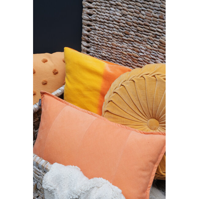 Linen & More Bobbi kussen oranje 30x50cm