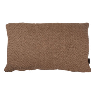 Linen & More Kent Recycled kussen camel 30x50cm