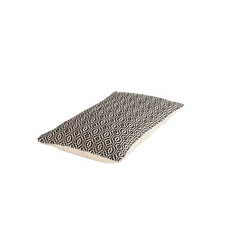 Linen & More Cambridge kussen gebroken wit zwart 30x50cm