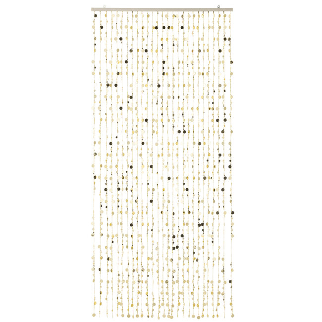 J-Line Gordijn Rond Ps Goudkleurig