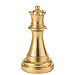 J-Line Schaakstuk Koningin Polyresin Goudkleurig
