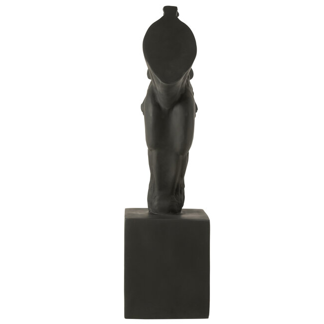 J-Line Paard op basis Mgo zwart groot