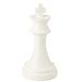J-Line Schaakstuk Koning Polyresin Wit