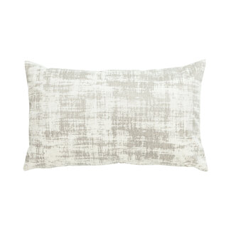 Velvet kussen beige grijs 30x50cm