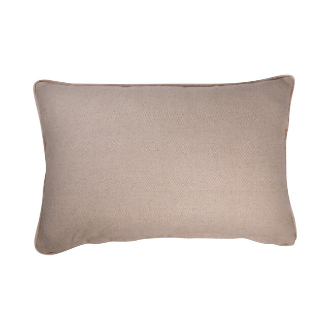 Linen & More Bolton kussen beige 40x60cm