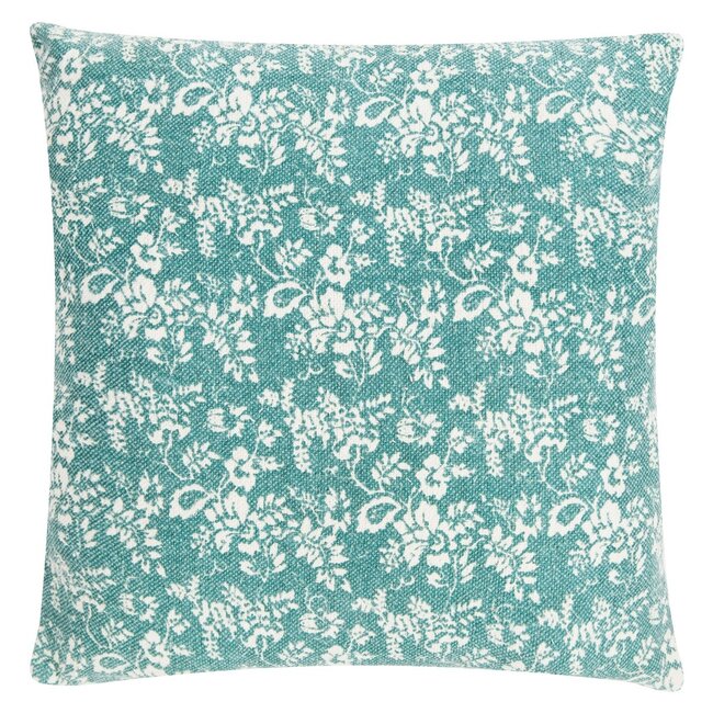 Linen & More Flower Garden kussen blauw 60x60cm