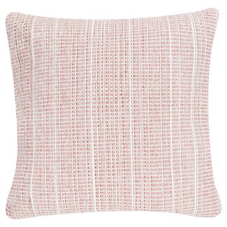 Linen & More Vertical Stripe kussen rood 60x60cm