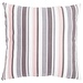 Linen & More Happy Stripe kussen roze grijs 60x60cm