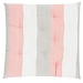 Linen & More Classic Stripe stoelkussen oranje 40x40cm+5cm