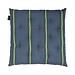 Linen & More Printed Stripes stoelkussen blauw groen 40x40cm+5cm