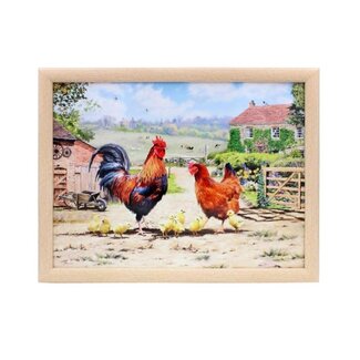 Lesser & Pavey Schootkussen - Laptray Haan & Kip  44x34x6 cm