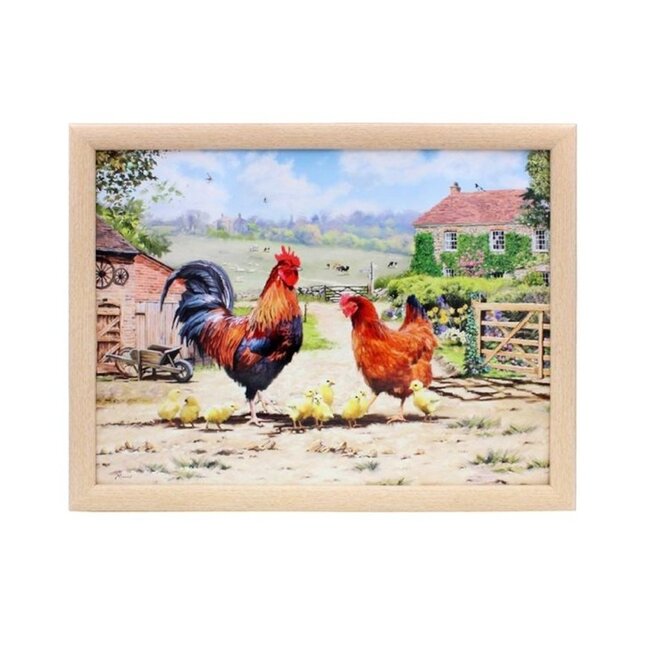 Lesser & Pavey Schootkussen - Laptray Haan & Kip  44x34x6 cm