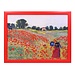 Lesser & Pavey Schootkussen – Laptray Klaprozen van Claude Monet  44x34x6 cm