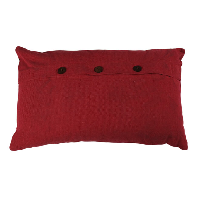 Linen & More Cushion Indi 30x50 red