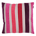 Linen & More Cushion Velvet Stripes 45x45 rouge multi