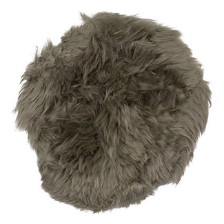 Mars & More Stoelvachtje nieuw zeeland schaap rond taupe 40cm