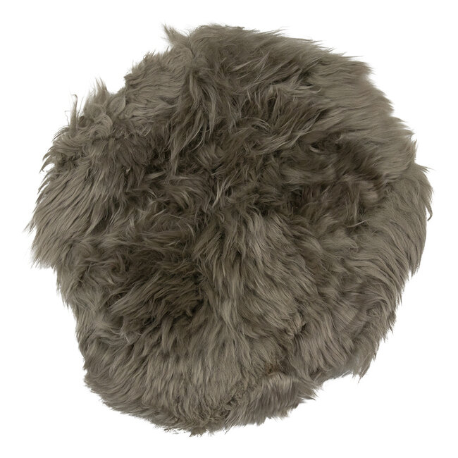 Mars & More Stoelvachtje nieuw zeeland schaap rond taupe 40cm