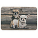 Mars & More deurmat hout chihuahuas 75x50cm