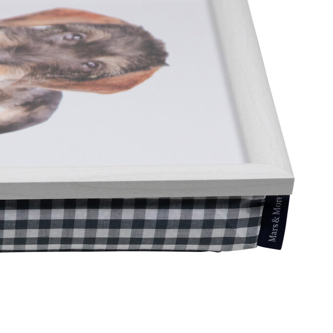 Mars & More schootkussen teckel liggend 43cm