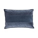 Linen & More Velvet And Corduroy kussen blauw 40x60cm