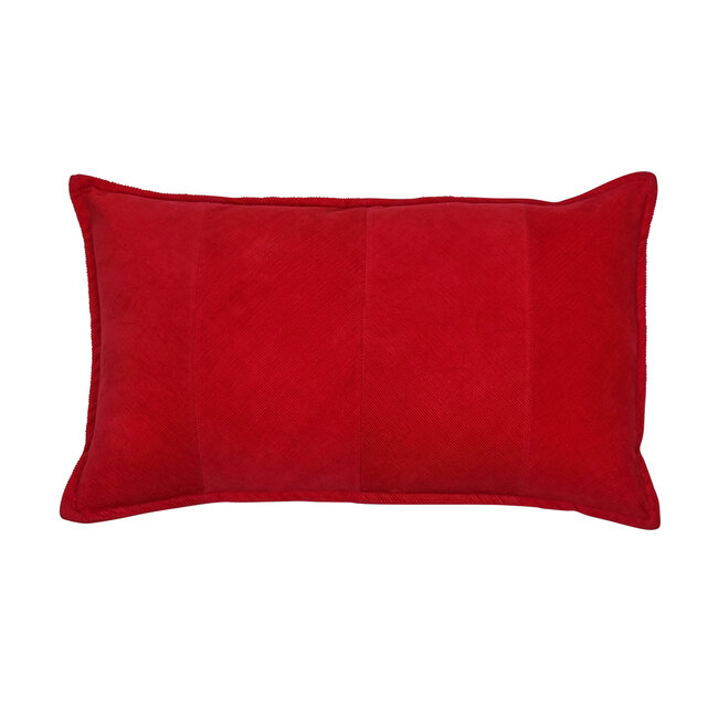 Linen & More Bobbi kussen rood 30x50cm
