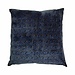 Linen & More Leopard kussen blauw 60x60cm
