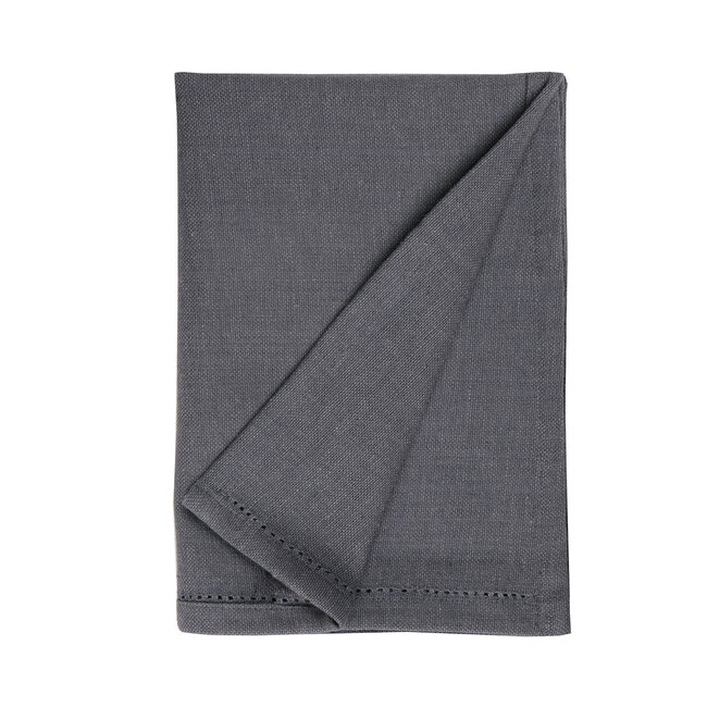 Linen & More Indi theedoek grijs 50x70cm (set of 3)