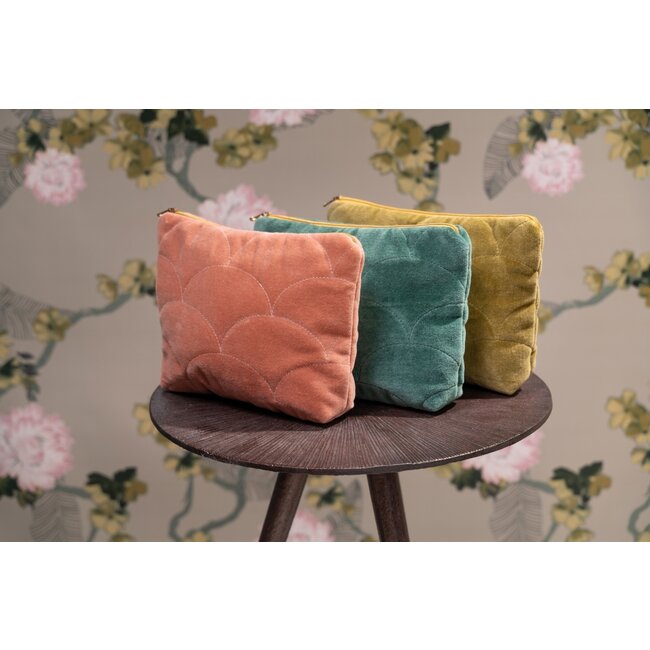 Linen & More Waves Kulturbeutel cameo roze 18x23cm