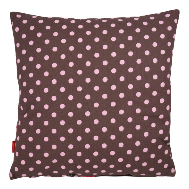 Linen & More Cushion Winter rose 45x45 brown