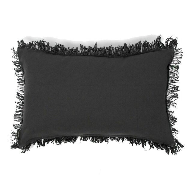 Linen & More Lioni kussen grijs 30x50cm