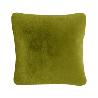 Linen & More Portland kussen olijf groen 45x45cm