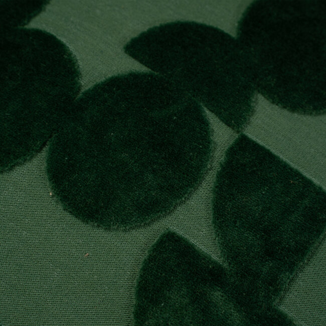 Linen & More Tommy Graphic Design kussen groen 45x45cm