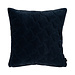 Linen & More Dayna Velvet kussen blauw 45x45cm