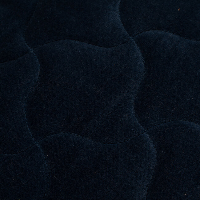 Linen & More Dayna Velvet kussen blauw 45x45cm