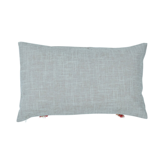 Linen & More Spartree kussen beige rood 30x50cm