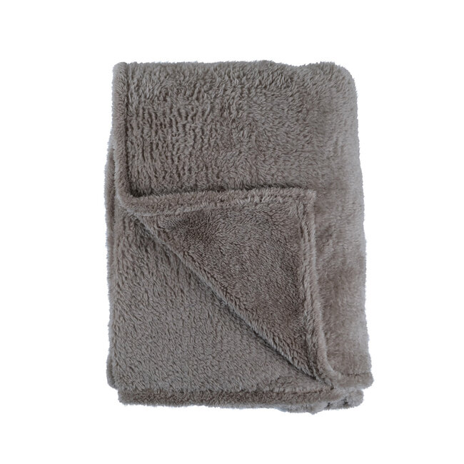 Linen & More Todd plaid donkergrijs 140x200cm