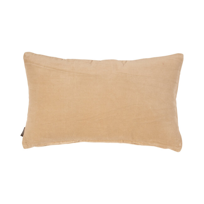 Linen & More Dayna Velvet kussen beige 30x50cm