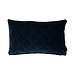 Linen & More Dayna Velvet kussen blauw 30x50cm