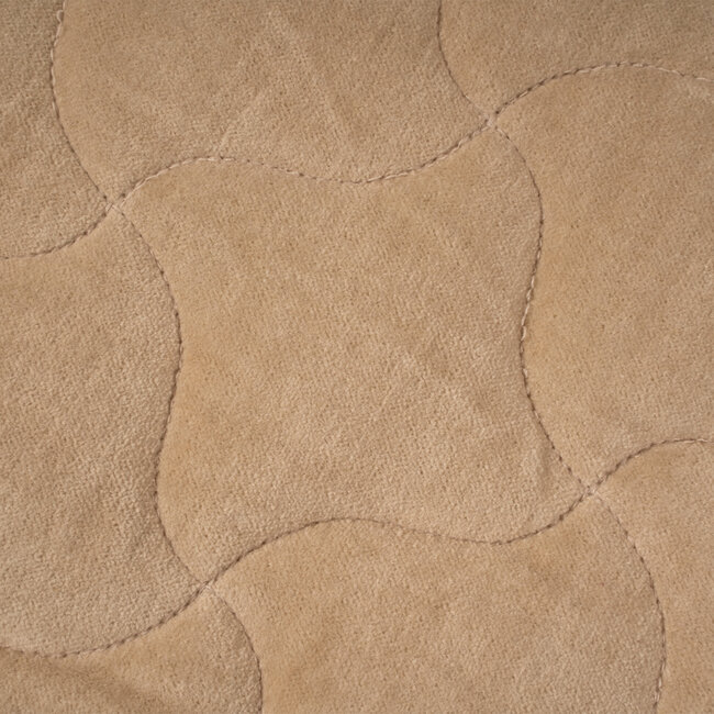 Linen & More Dayna Velvet kussen beige 60x60cm
