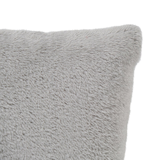Linen & More Todd kussen lichtgrijs 45x45cm