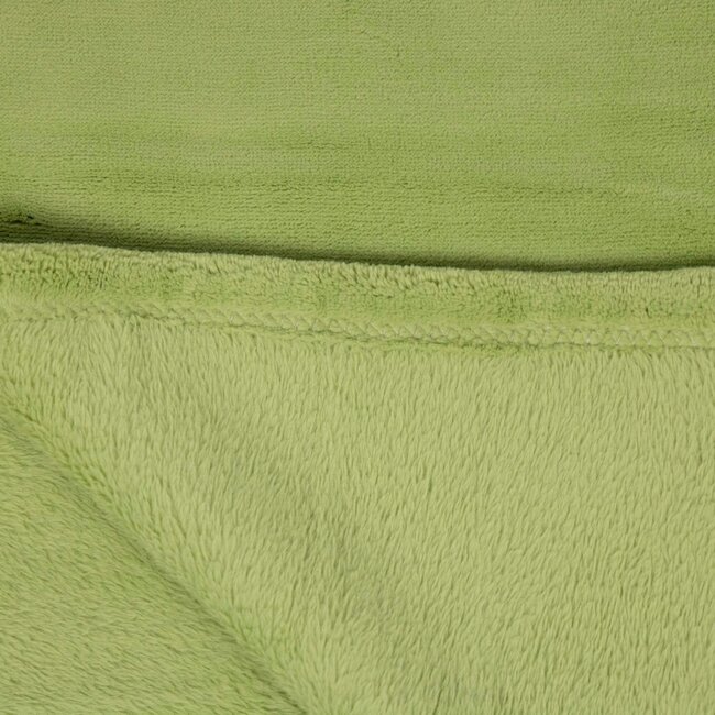 Linen & More Milky plaid licht groen 130x200cm